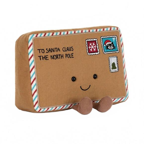 JELLYCAT Other - NEW JELLYCAT amuseables letter to santa plushie in brown